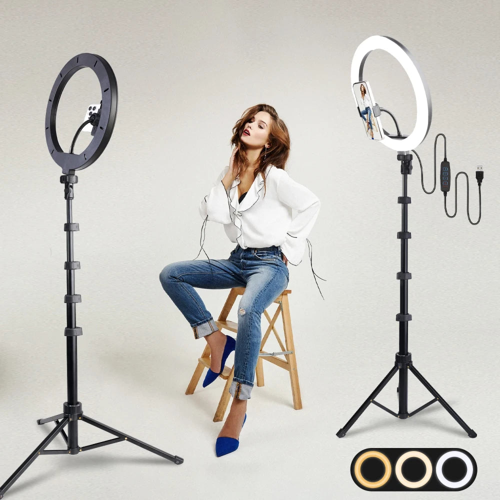 12-Inch 3-Color Ring Light